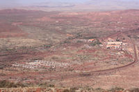 Rio Tinto mine seen from Mt Nameless